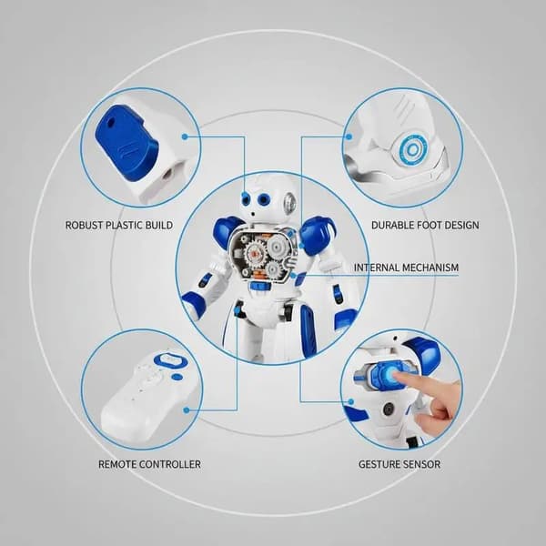 Robotleksak, Programmerbar, Interaktiva Funktioner,MULTI