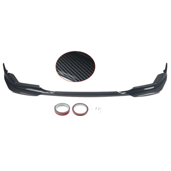 Front Bumper Splitter, Holdbar ABS Konstruktion, Nem Installation,Kulfiberlook
