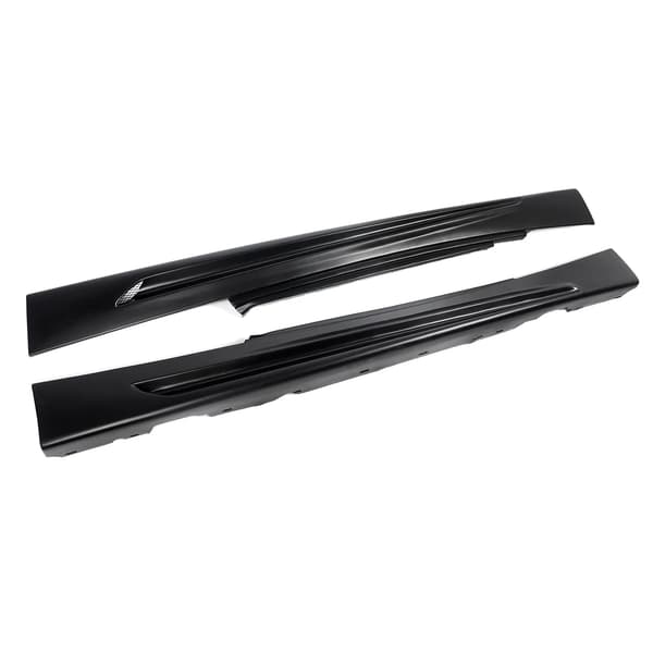 Side Skirts, Nem Installation, Holdbar Konstruktion,matte sort