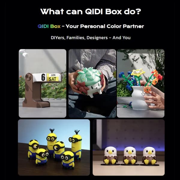 3D-printer filamentboks, multi-material understøttelse, intelligent overvågning,QIDI Q2 BOKS