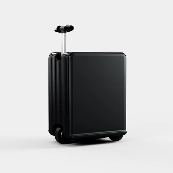 Håndbagagevogn, Letvægtsdesign, Spinnerhjul,sort
