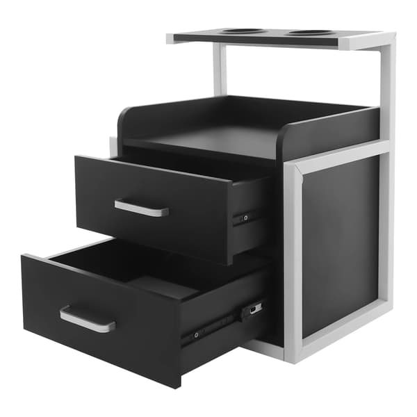 Väggskåp, 2 Lådor, Modern Design,svart