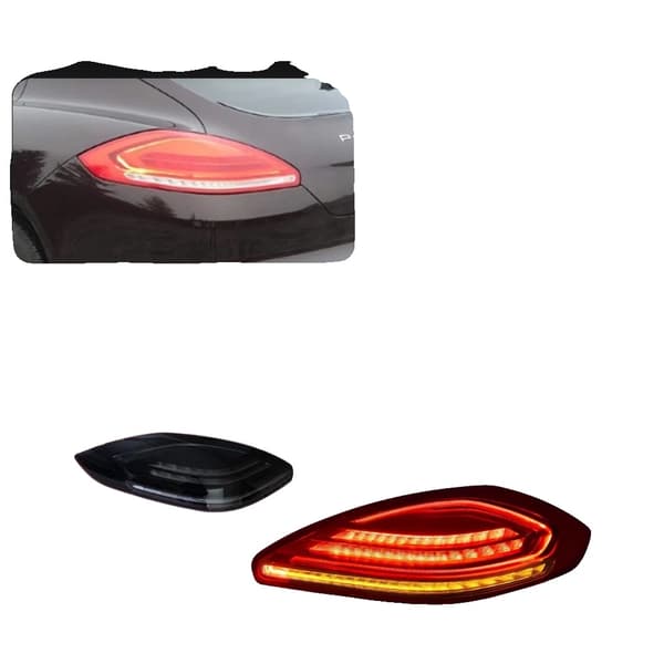 Baglygter, LED-design, Holdbart materiale,14-17 sort
