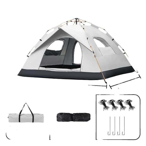 Camping telt, automatisk åbning, dobbelte døre,S22