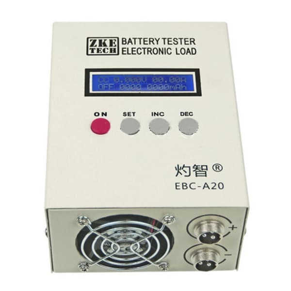 Batterikapacitetstestare, LCD-display, 85W effekt,VIT