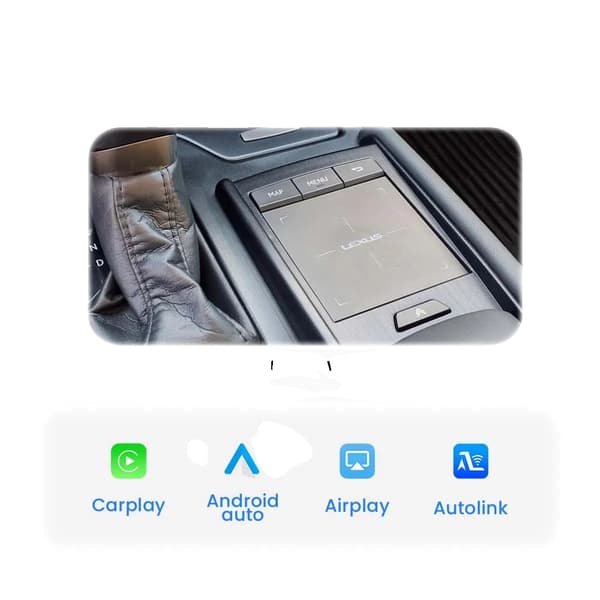 Trådløs CarPlay-interface, Bluetooth-forbindelse, Nem installation,Med stort touchpad