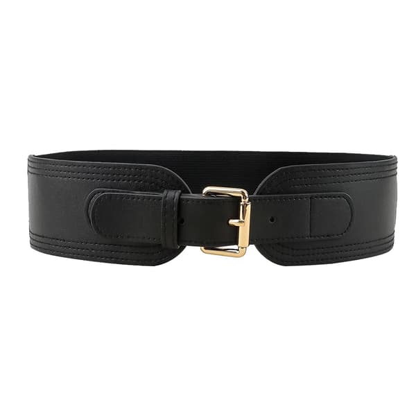 Talje Bælte, Geometrisk Mønster, Casual Stil,sort