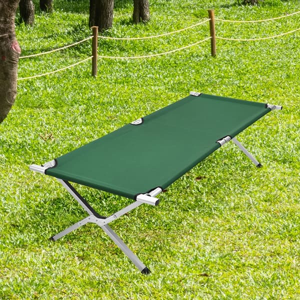 Campingssäng, Bärbar Design, Hållbara Material,grön