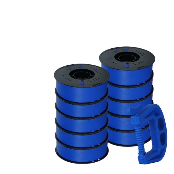 3D-printer filament, TPU fleksibilitet, ABS holdbarhed,10KG ABS-Blå