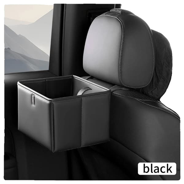 Opbevaringsboks, Firkantet Design, Premium Materiale,sort