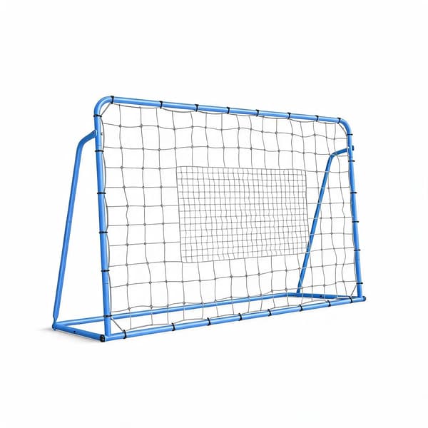 Fodbold Rebounder, Justerbar Vinkel, Dobbelt-Sidet Træning,Blå