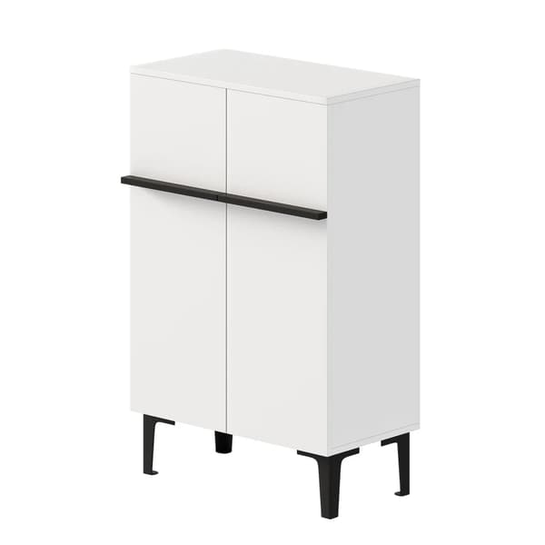 Sko cabinet, Modern design, Justerbar förvaring,stil-A-vit
