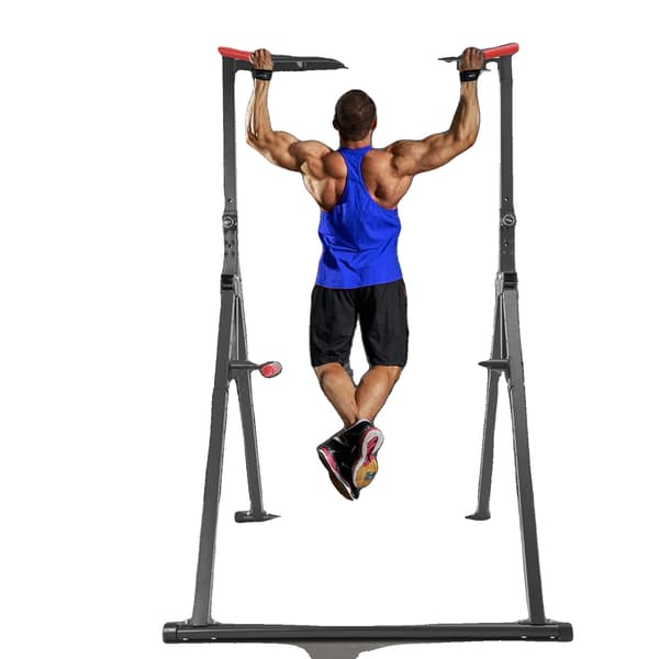 Pull-up bar, justerbar højde, høj belastningskapacitet,sort
