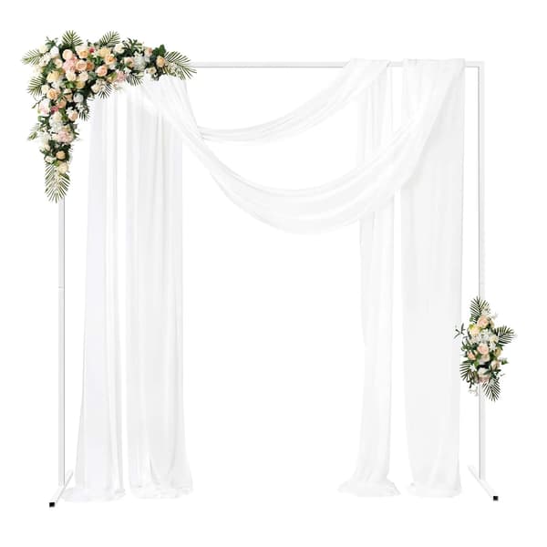 Trädgårdspergola, Elegant Design, Stabilt Stöd,VIT, M