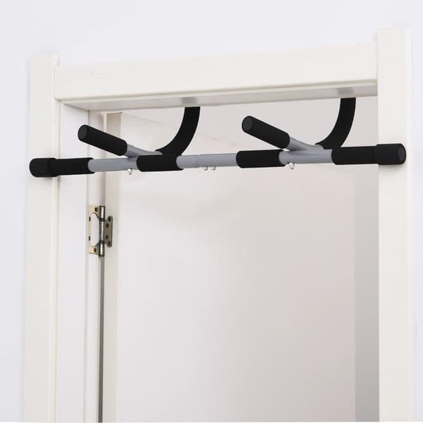 Pull-Up Bar, Justerbar Passform, Halkfritt Grepp, Svart