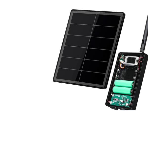 LoRa Node, Solcelledet, Mesh-netværk aktiveret, Kompatibel med Meshtastic, Plads til 2 x 18650 batterier, 5W solpanel