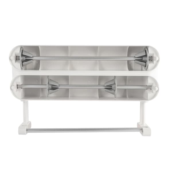 Plastfolie Dispenser, Magnetisk Montering, Glat Skærer,GRÅ