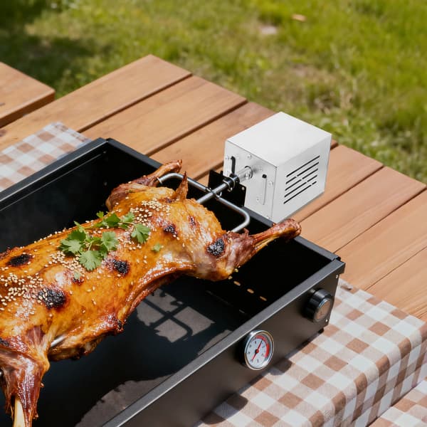 BBQ Motor, Högpresterande, Hållbart Rostfritt Stål,Silver