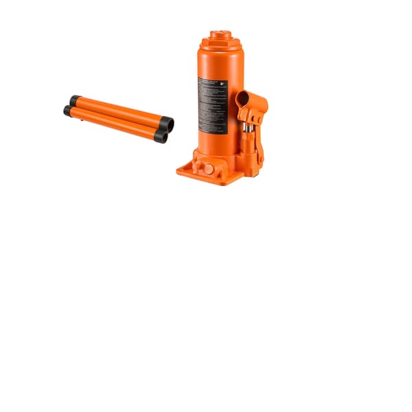 Hydraulisk Flasklyft, Hög Lastkapacitet, Justerbar Höjd,10t