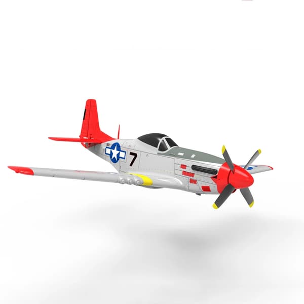 RC-flygplan, borstlös motor, nybörjarvänlig design,RTF Röd
