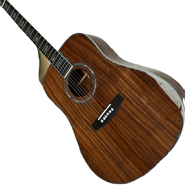 Gitarr, KOA-kropp, Rosenträsgrepp,Brun
