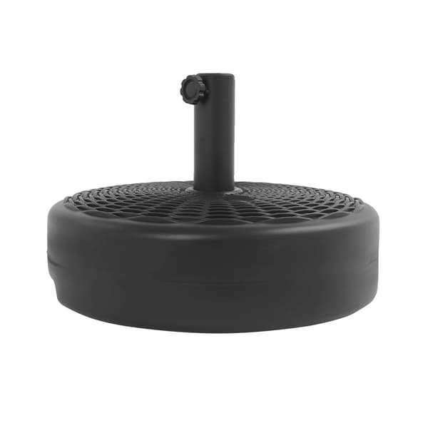 Parasolfod, Holdbar HDPE, Stabil Design,sort