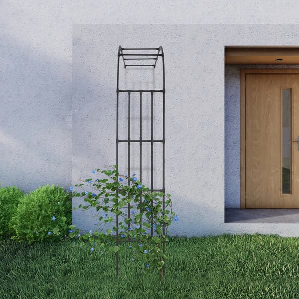 Trädgårdsgaller, Robust Stål, Modern Design,svart