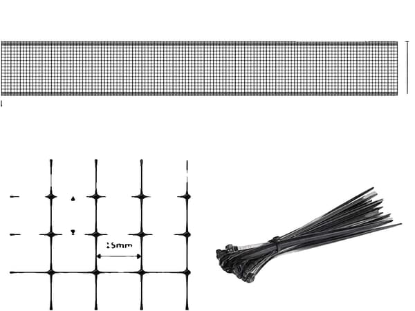 Nylon Net, Fuglebeskyttelse, Alsidig Brug,2.1x20M