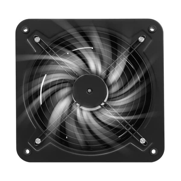 Afbudsventilator, Høj Luftstrøm, Holdbar Metal Konstruktion,sort