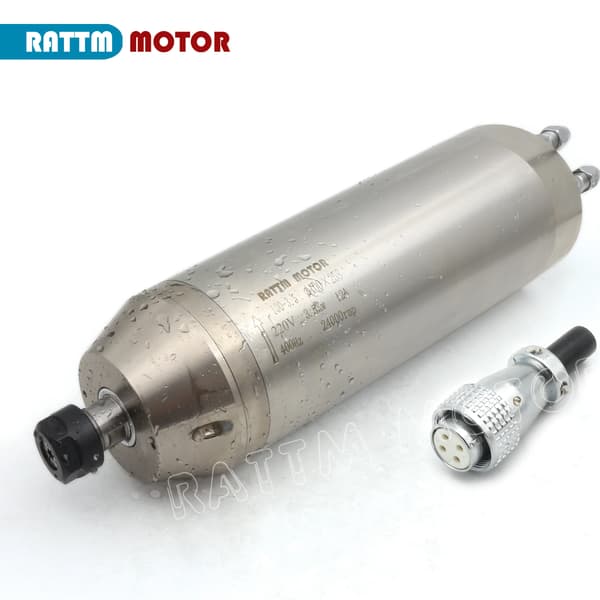 Spindelmotor, vandkølet, højtydende,Bare spindel, 220V