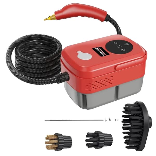 Damprenser, Højtryk, Bærbart Design,220 V-a, Rød, EU-a