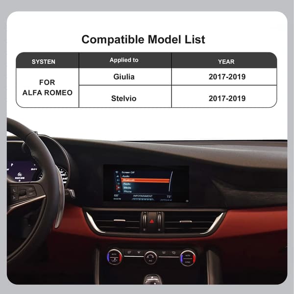 CarPlay og Android Auto Kit, Trådløs Forbindelse, Navigationssupport,For Alfa