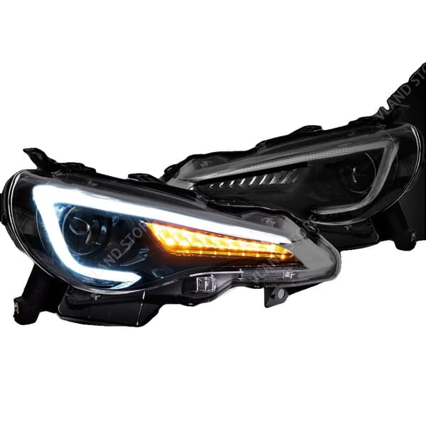 Strålkastare, LED-projektordesign, dynamiska blinkers,LHD