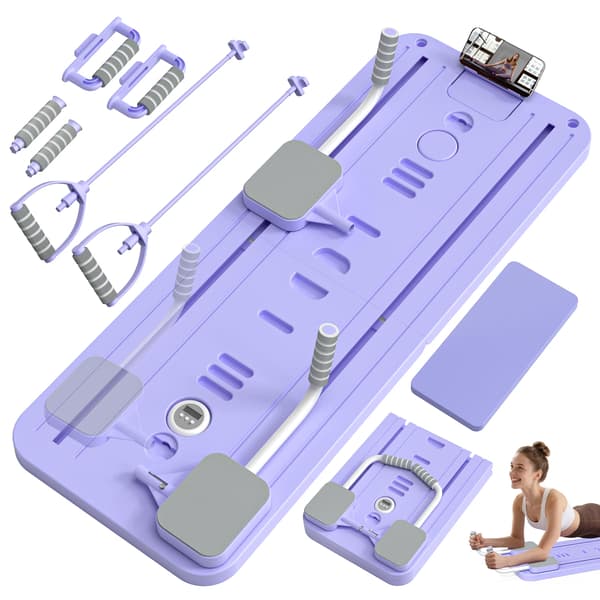 Pilates Board, Helkrops Workout, Automatisk Rebound System,LILLA