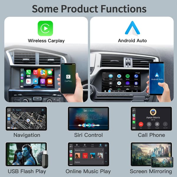 Langaton Carplay-sovitin, Multimedia-tuki, Kameraintegraatio,SMEG