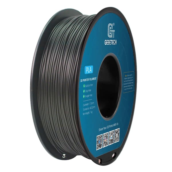 3D-printer filament, PLA-material, høj styrke og stivhed,Sort