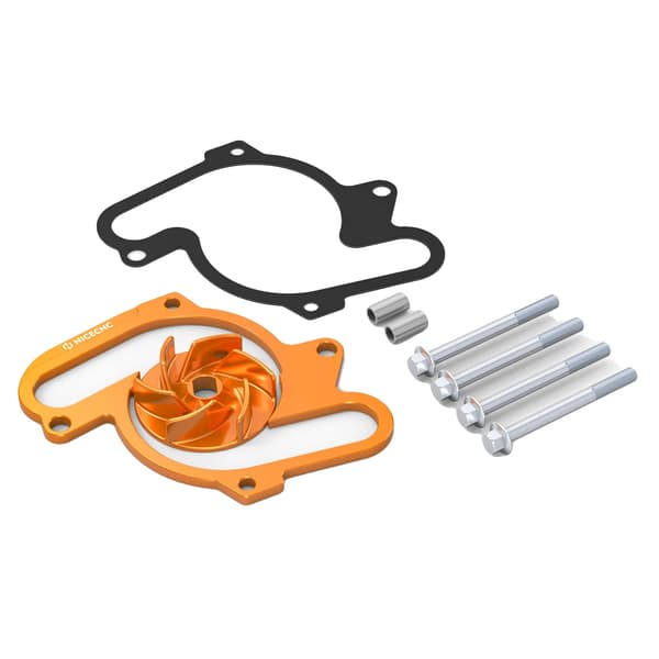 Vattenpumpkit, överdimensionerad impeller, förbättrad hållbarhet,Orange