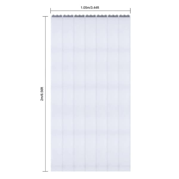 PVC Strip Gardiner, Holdbart Materiale, Nem Installation,HVID