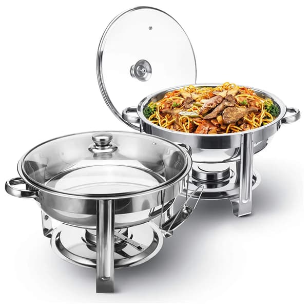 Buffet Chafer, Ruostumaton teräs, 4 litran kapasiteetti,2Pack