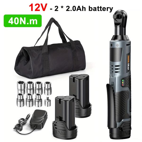 Ratskruvnyckel, Borstlös Motor, Variabel Hastighetskontroll, Typ C - 12V 40N.m