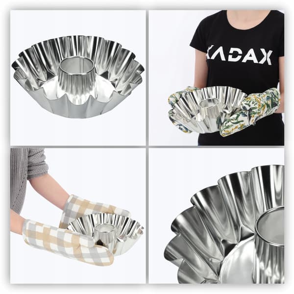 Bakform, Skorsten Design, Hållbar Metallkonstruktion,Silver