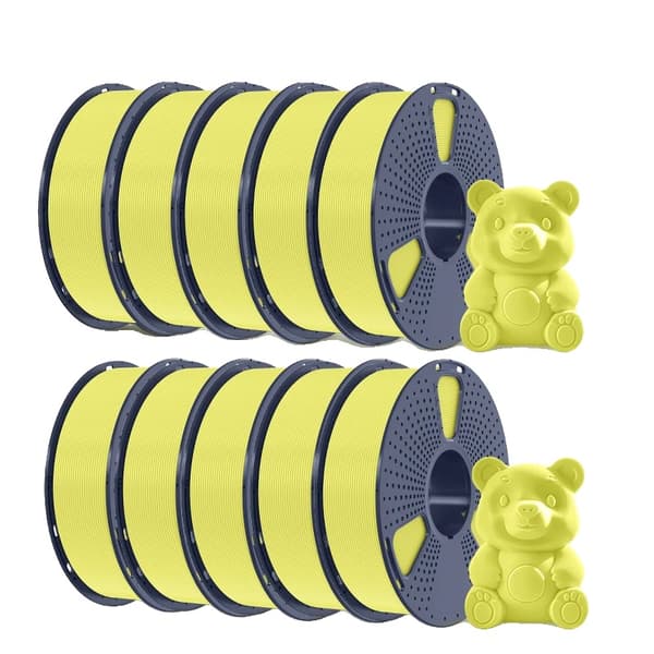 PLA Plus Filament, 1,75 mm Diameter, Hög Hållbarhet,Citron Gul