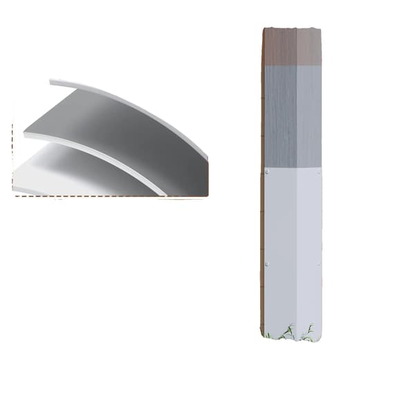 Hörnskydd, Aluminium Material, Universell Kompatibilitet,VIT