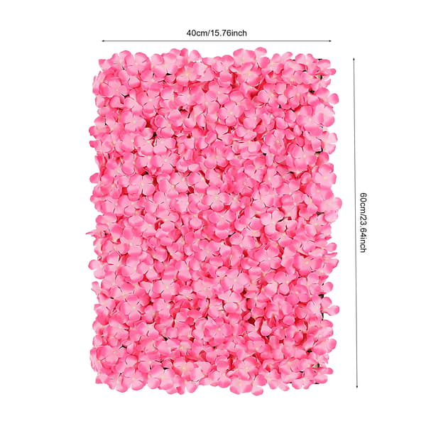 Blomster Væg Baggrund, 10 Paneler, Nem at Samle,Pink
