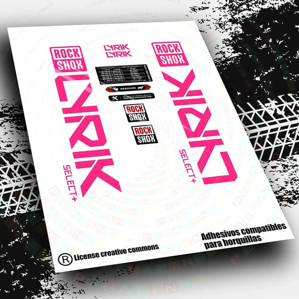 Decals, Tilpasseligt Design, Højkvalitets Vinyl,Pink FLUOR