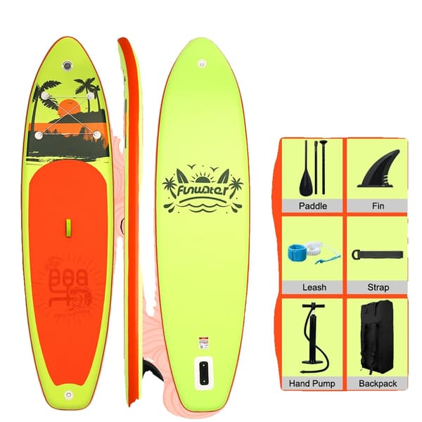 Stand Up Paddle Board, Oppusteligt Design, Holdbart Materiale,SUPFW27B