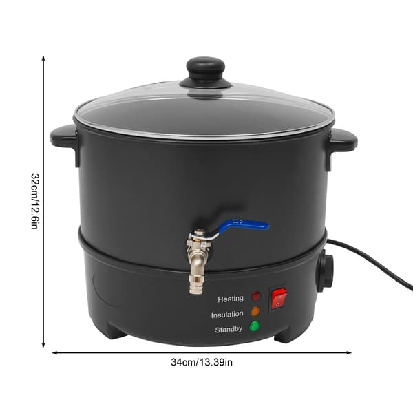 Voks Smelter, Ergonomisk Design, Effektiv Smeltekapacitet,sort