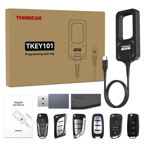 Bilnyckelprogrammerare, stöder över 8000 modeller, användarvänlig teknik, THINKCAR TKEY 101