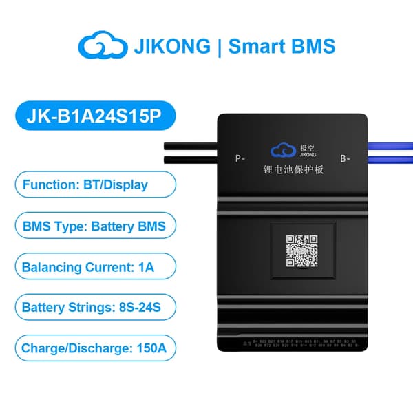 Batteristyringssystem, Aktiv Balancer, Bluetooth-forbindelse,JK-B1A24S15P