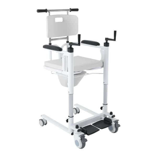 Transportstol, Höjdjusterbar, Fällbar Design,Ris Vitt